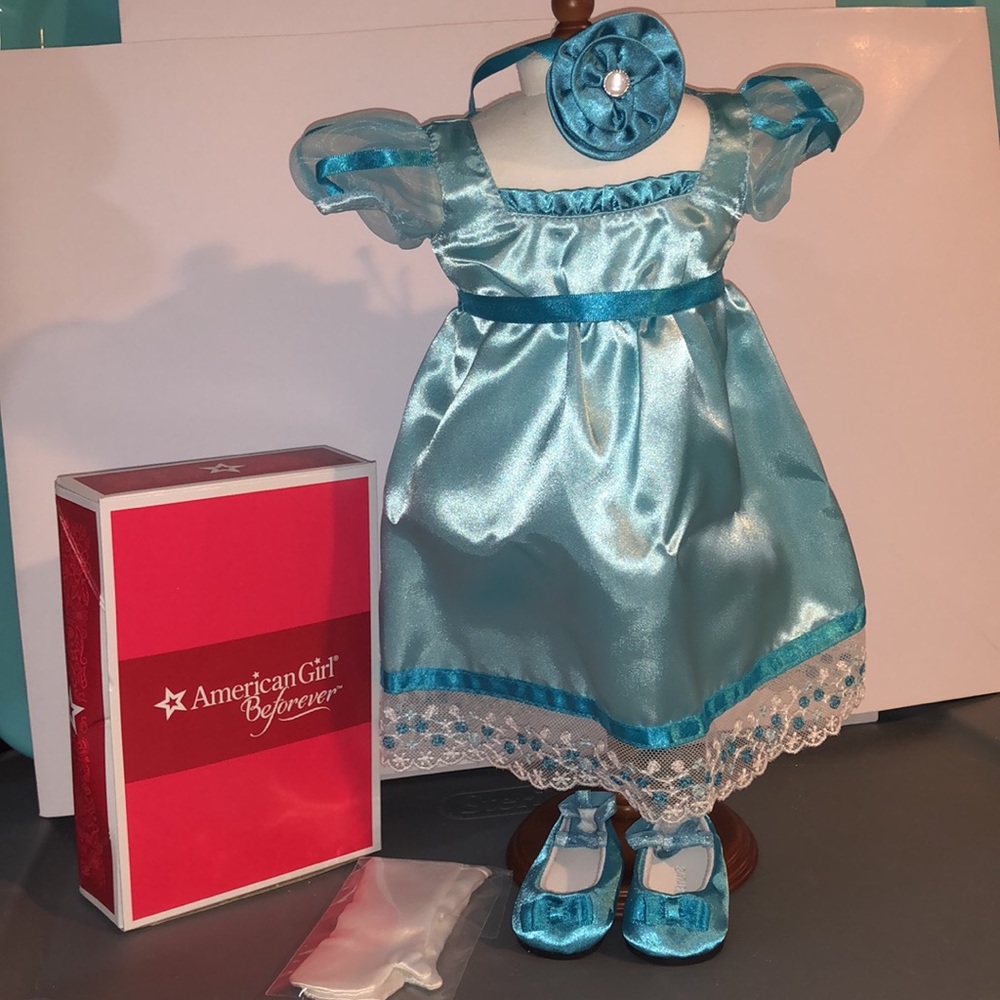 Retired AMERICAN GIRL Caroline’s Party Gown NEW - Picture 3 of 11